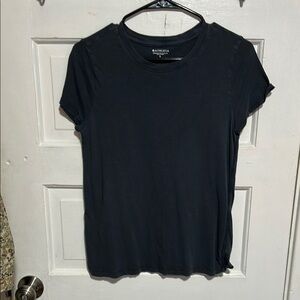 Athleta Gray Fitted Short Sleeve Tee